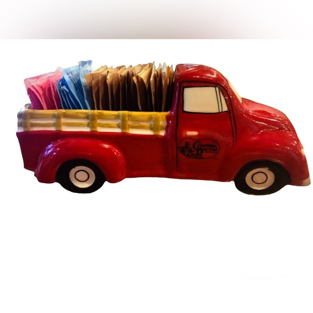 Cracker Barrel Porcelain Red Pick Up Truck Bring Back The Good Old Days Limited
